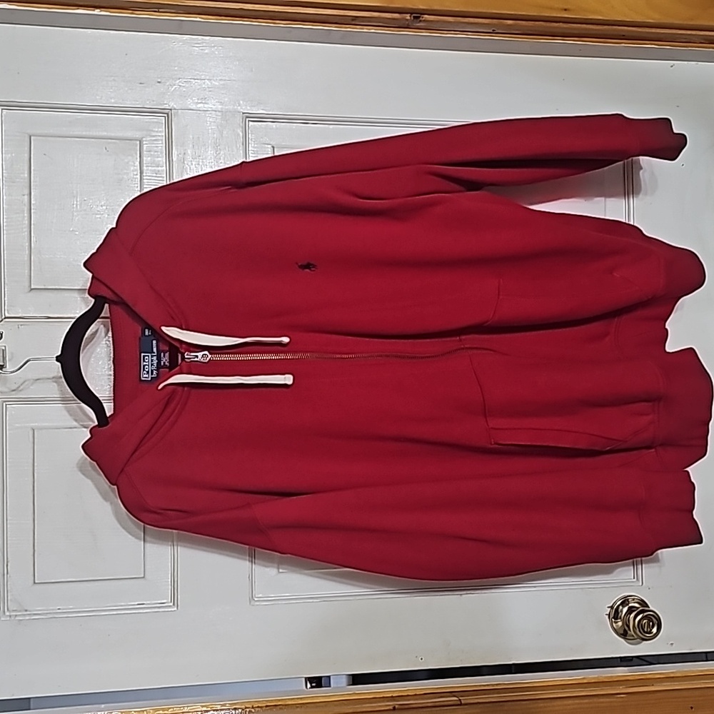 Polo red hoodie